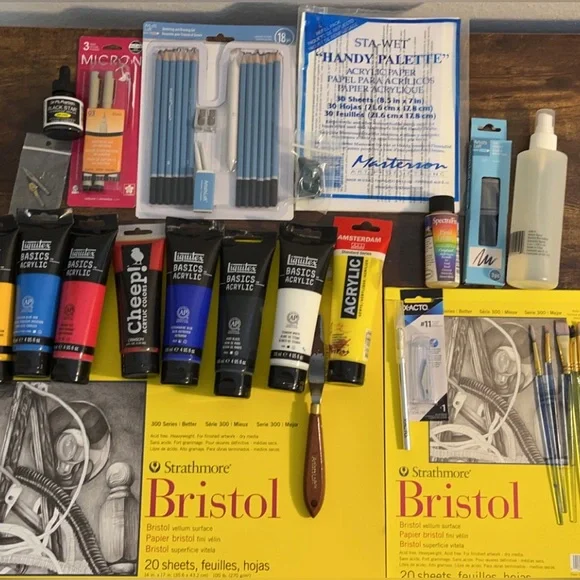 Barely used art supplies! Mixed Media